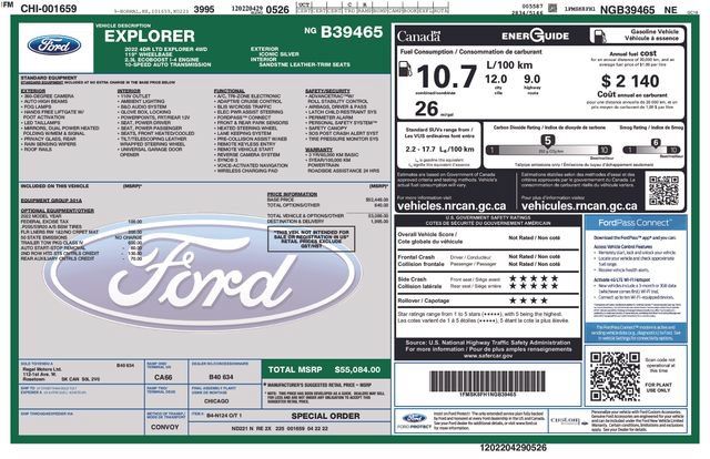Used 2022 Ford Explorer Limited w/ Class IV Trailer Tow Package AWD/4WD image 20