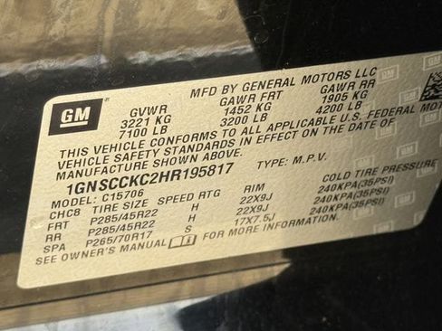 Used 2017 Chevrolet Tahoe Premier w/ Max Trailering Package image 32