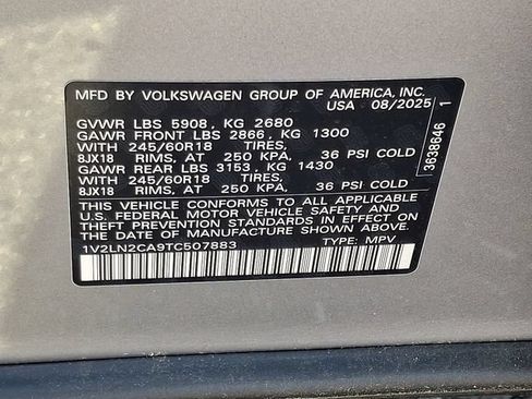 New 2026 Volkswagen Atlas SE AWD/4WD image 10