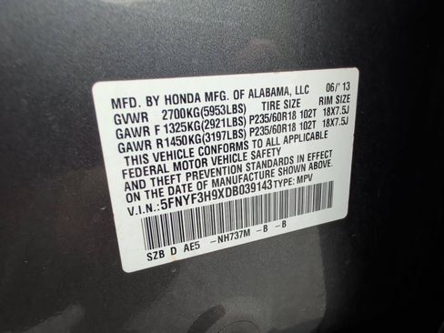 Used 2013 Honda Pilot Touring image 32