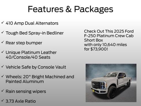 Used 2025 Ford F250 4x4 Crew Cab Super Duty image 8