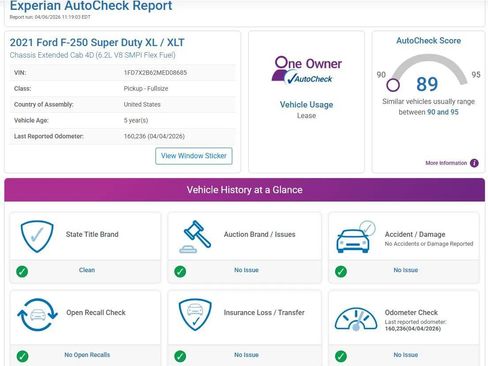 Used 2021 Ford F250 XL w/ Power Equipment Group image 2