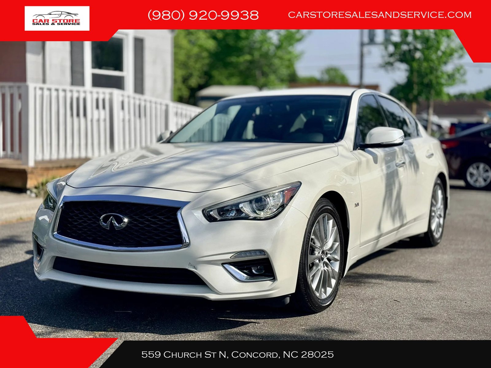 Used 2019 INFINITI Q50 Luxe w/ Cargo Package (L96) RWD image 1