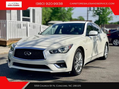 Used 2019 INFINITI Q50 Luxe w/ Cargo Package (L96) RWD image 1