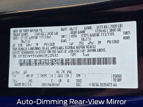 Used 2017 Ford F150 XLT w/ Equipment Group 302A Luxury image 37