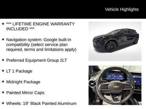 New 2026 Chevrolet Equinox EV LT w/ Midnight Package image 2