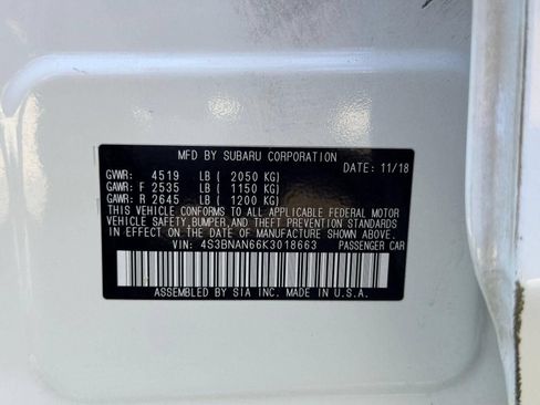 Used 2019 Subaru Legacy 2.5i Limited AWD/4WD image 57