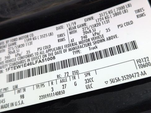 Certified 2020 Ford F150 Platinum image 37