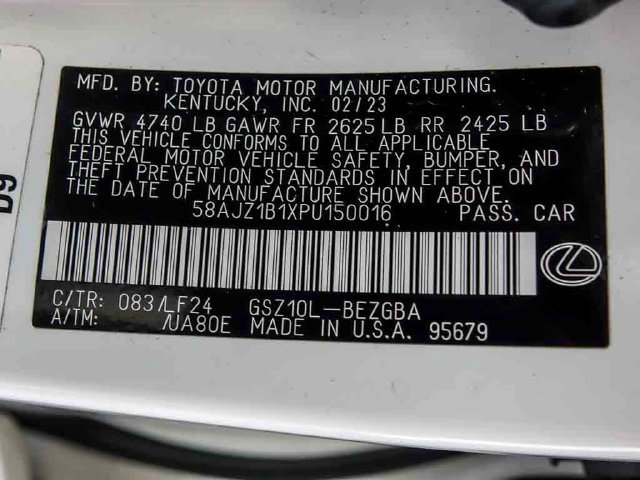 Used 2023 Lexus ES 350 F Sport w/ Accessory Package (Z2) FWD image 34