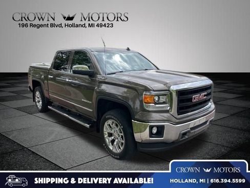 Used 2014 GMC Sierra 1500 SLT w/ SLT Crew Cab Value Package AWD/4WD image 1