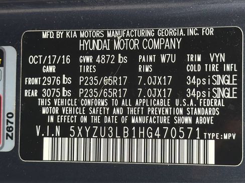 Used 2017 Hyundai Santa Fe Sport w/ 2.4L Tech Package 04 FWD image 26