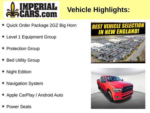 Used 2024 RAM 2500 Big Horn w/ Night Edition AWD/4WD image 3