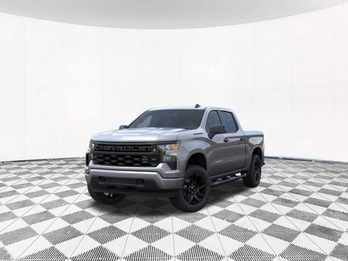 New 2026 Chevrolet Silverado 1500 Custom w/ Turbomax Blackout Package AWD/4WD image 2