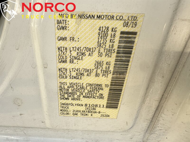Used 2019 Nissan NV 2500 SV RWD image 27