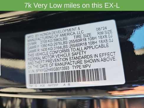Used 2025 Honda Pilot EX-L image 44
