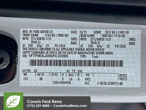 New 2025 Ford F150 XLT w/ Equipment Group 303A High image 34