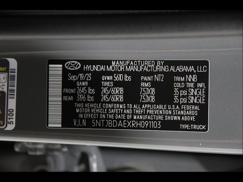 Certified 2024 Hyundai Santa Cruz SEL AWD/4WD image 23