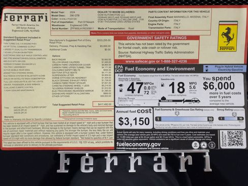 Used 2024 Ferrari 296 GTB image 27