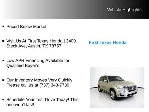 Used 2014 BMW X5 xDrive35i AWD/4WD image 10
