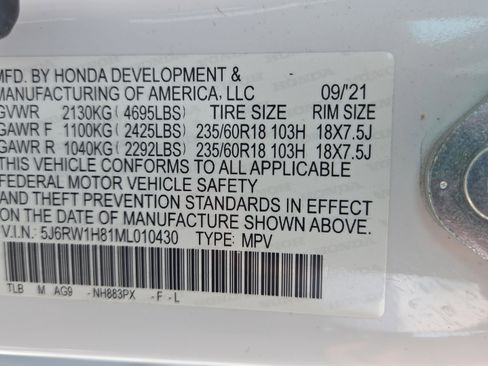 Used 2021 Honda CR-V EX-L image 22