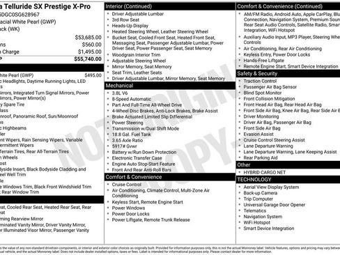 New 2025 Kia Telluride SX Prestige X-Pro AWD/4WD image 4