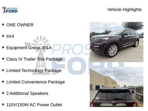 Used 2022 Ford Explorer Limited w/ Limited Technology Package AWD/4WD image 5