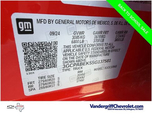 Used 2025 Chevrolet Silverado 1500 Custom RWD image 27