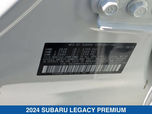 Certified 2024 Subaru Legacy Premium AWD/4WD image 37
