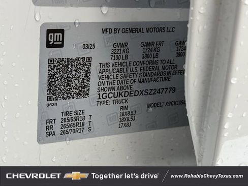 Certified 2025 Chevrolet Silverado 1500 LT image 39