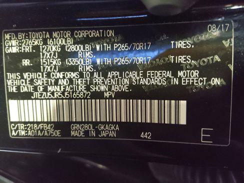 Used 2018 Toyota 4Runner SR5 RWD image 33