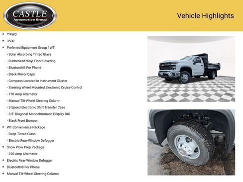 New 2025 Chevrolet Silverado 3500 W/T w/ WT Convenience Package AWD/4WD image 4