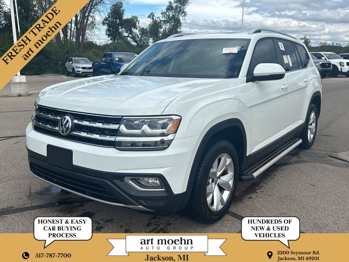 Used 2019 Volkswagen Atlas SEL AWD/4WD image 1