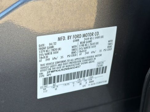 Certified 2022 Ford Edge SEL AWD/4WD image 28