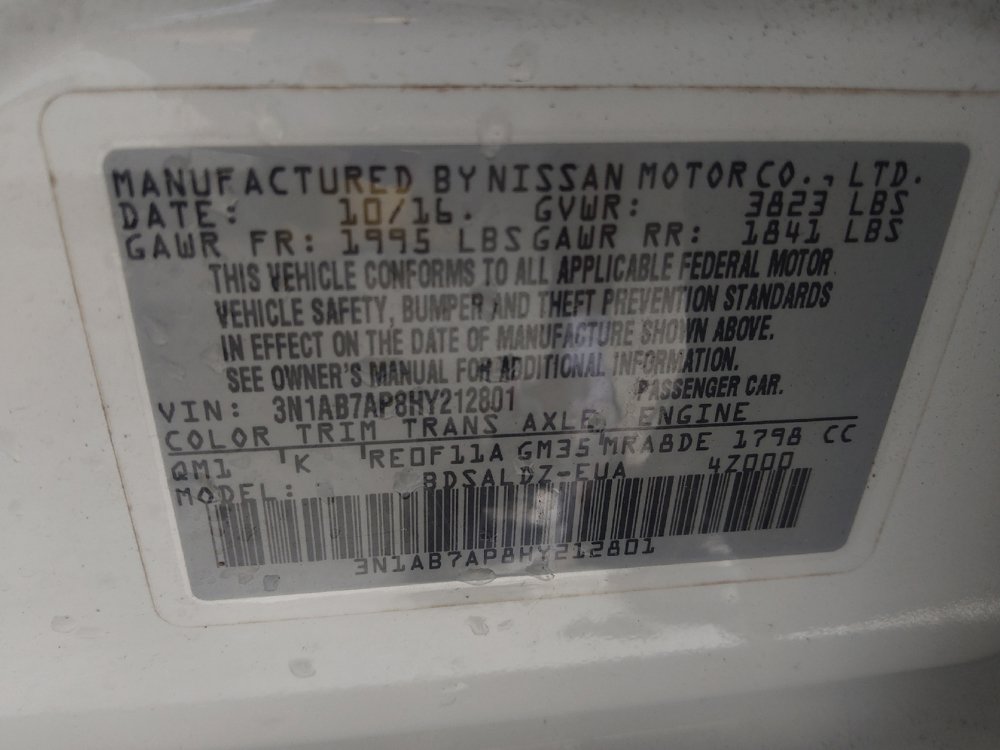Used 2017 Nissan Sentra SV FWD image 33