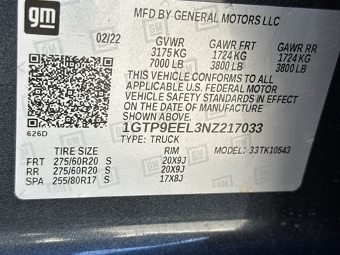 Used 2022 GMC Sierra 1500 AT4 w/ AT4 Preferred Package image 34