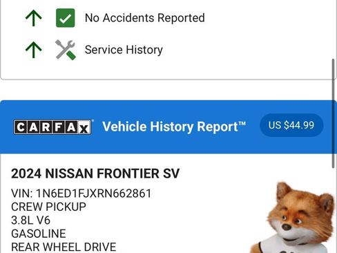 Used 2024 Nissan Frontier SV w/ Technology Package image 4