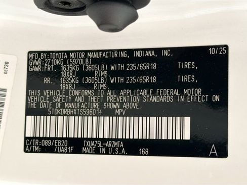 Certified 2026 Toyota Highlander XLE AWD/4WD image 26