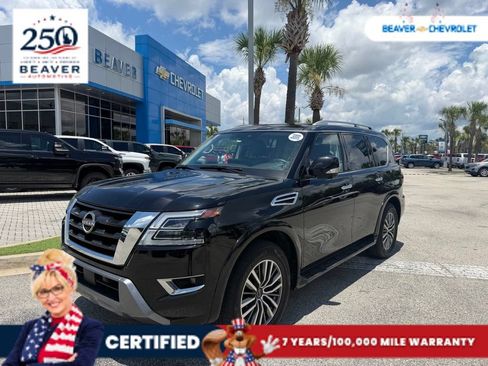 Used 2024 Nissan Armada SL w/ Captain's Chairs Package AWD/4WD image 1
