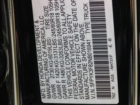 Used 2022 Honda Ridgeline Black Edition image 43