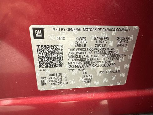 Certified 2018 Chevrolet Equinox Premier image 20