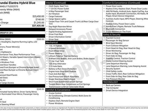 New 2026 Hyundai Elantra Blue image 38
