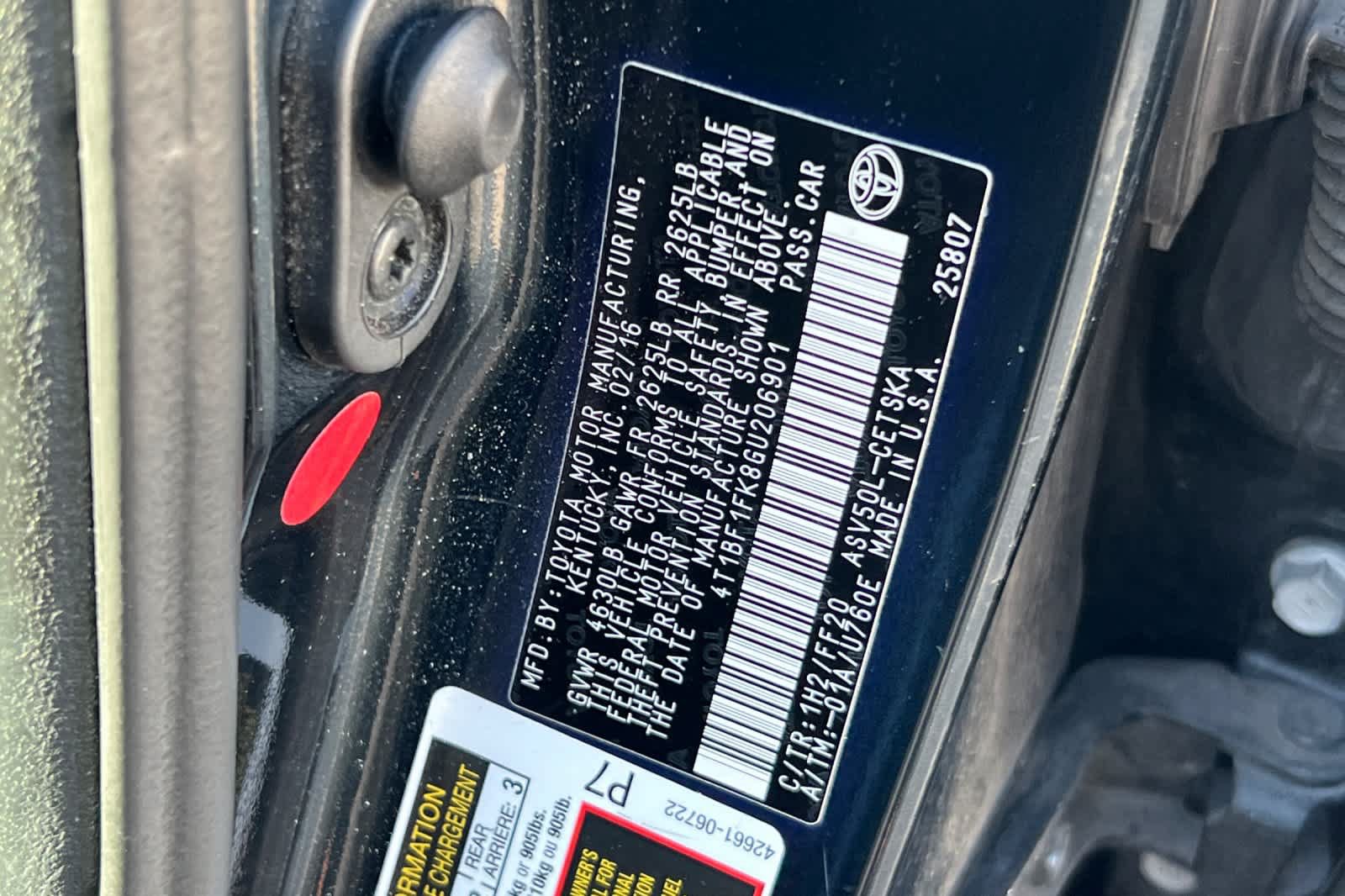 Used 2016 Toyota Camry SE FWD image 26