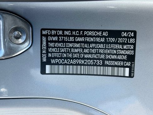 Certified 2024 Porsche 718 Boxster RWD image 18