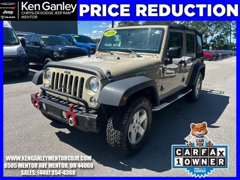 Used 2018 Jeep Wrangler Unlimited Sport S AWD/4WD image 3