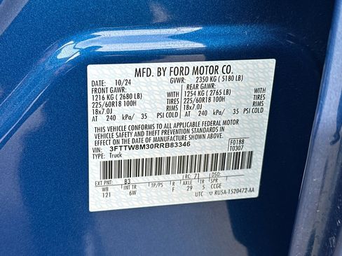 Certified 2024 Ford Maverick Lariat w/ Black Appearance Package image 35