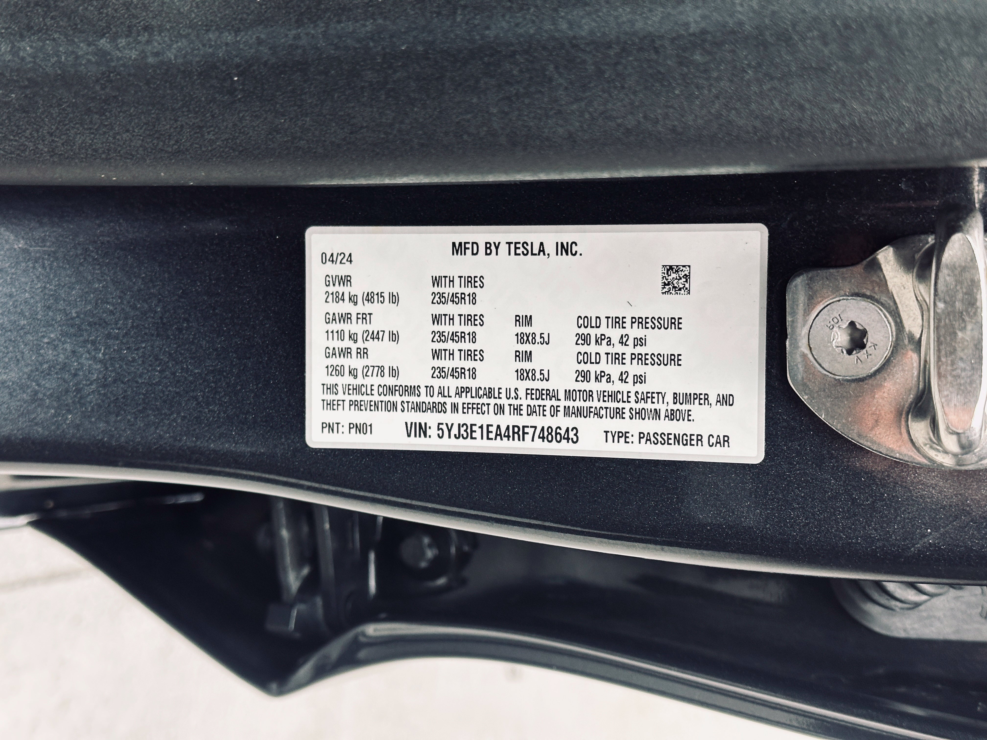 Used 2024 Tesla Model 3 Long Range RWD image 38