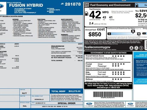 Used 2018 Ford Fusion SE w/ Equipment Group 602A FWD image 4