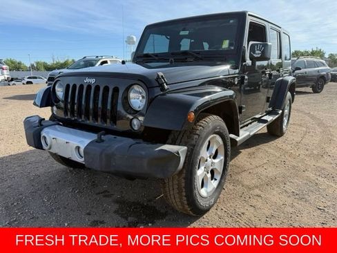 Used 2015 Jeep Wrangler Unlimited Sahara w/ Connectivity Group AWD/4WD image 1