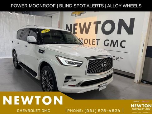 Used 2019 INFINITI QX80 Luxe w/ 22" Wheel Package RWD image 1
