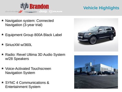Used 2023 Lincoln Navigator L Black Label AWD/4WD image 2
